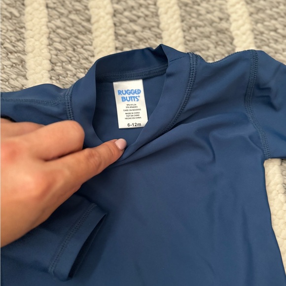 RuggedButts baby long sleeve rash guard swim shirt - Picture 6 of 7